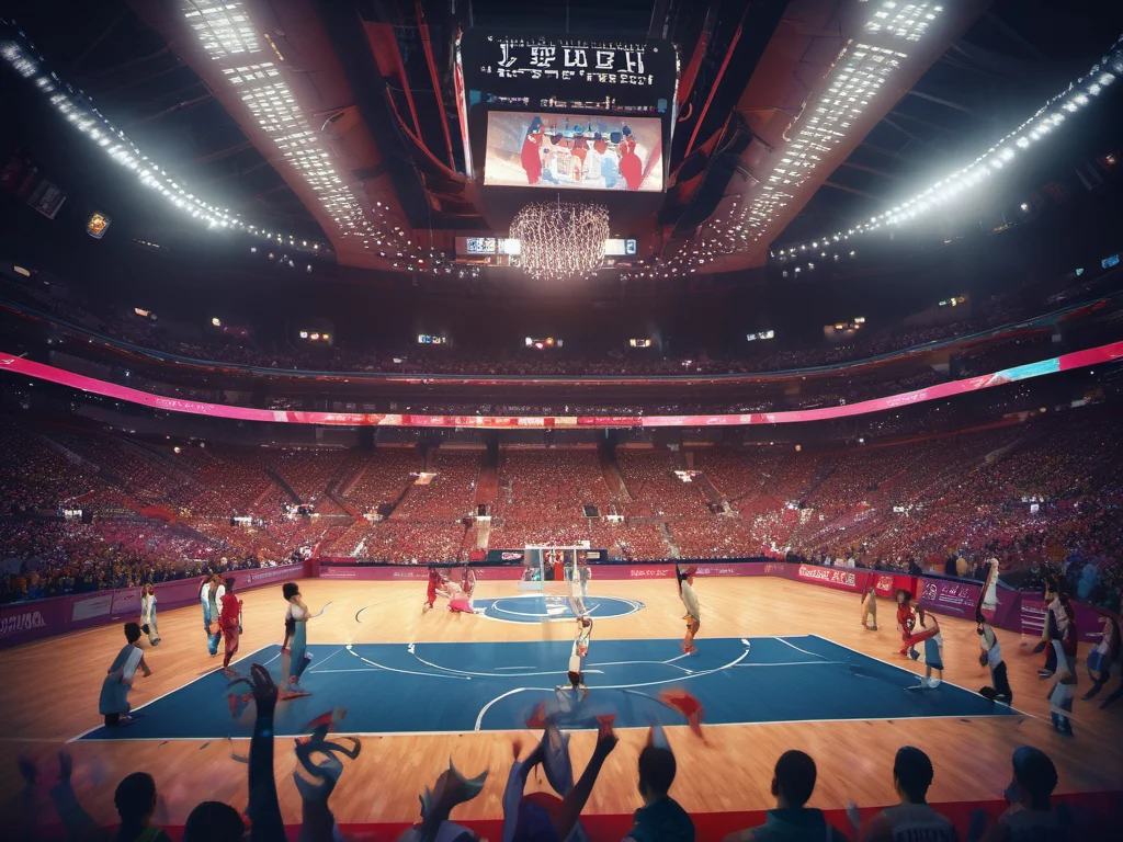 篮球赛场萨博尼斯NBA竞技瞬间